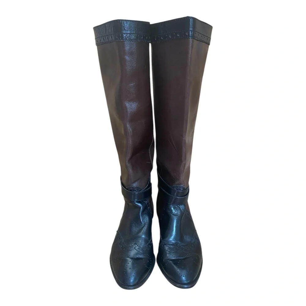 Enzo Angiolini Womens Vintage 80s Knee High Riding Boots